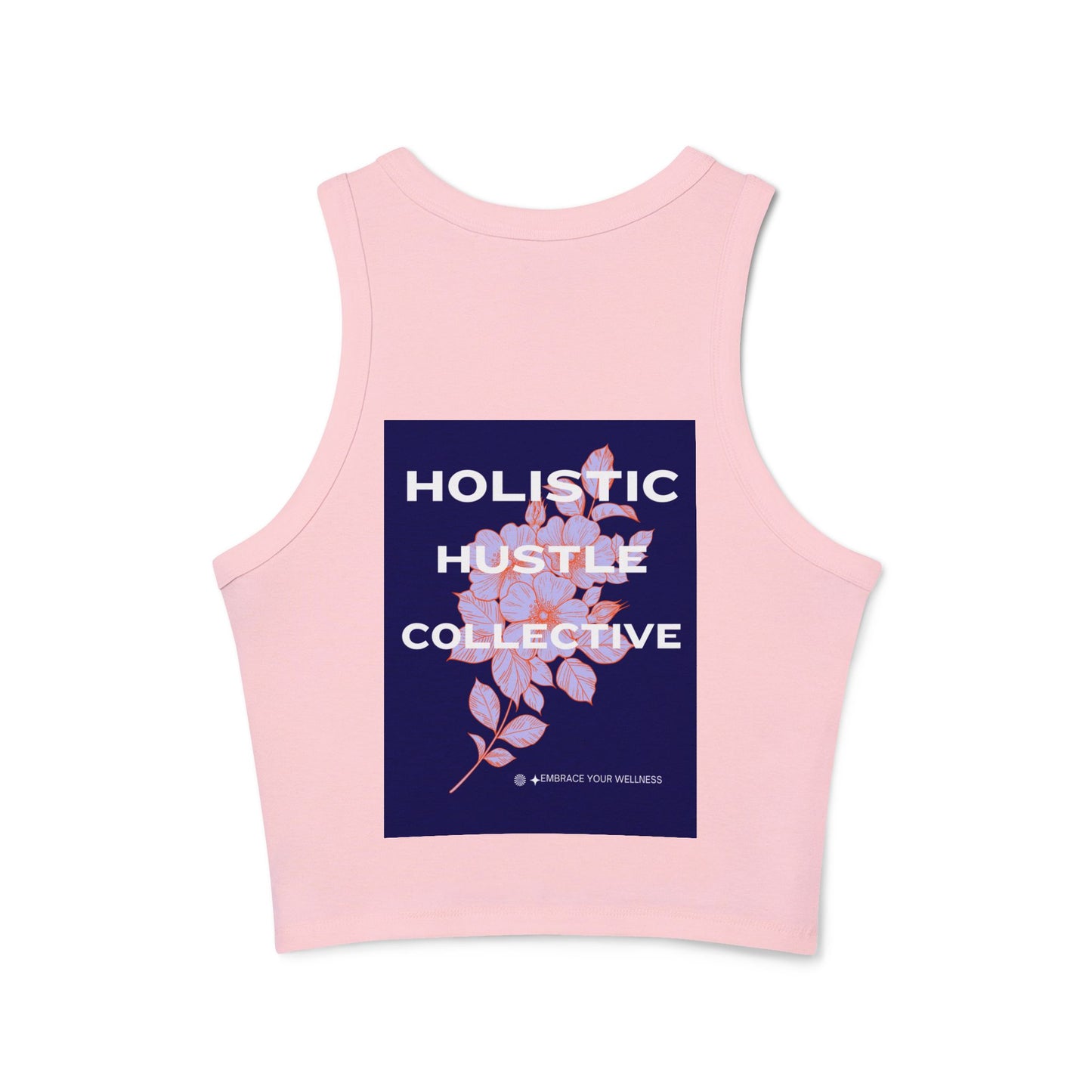 Holistic Hustle Collective Women's Micro Rib Racer Tank Top - Embrace Your Wellness